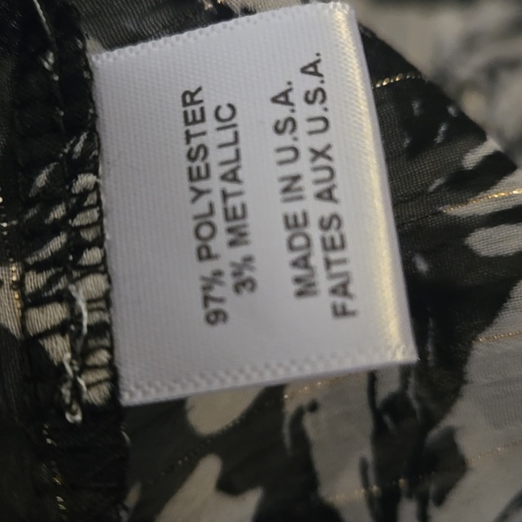 Misa Los Angeles Mita Black & White Lurex Mini Shirt Dress – Tiered Ruffle Hem - Picture 10 of 10